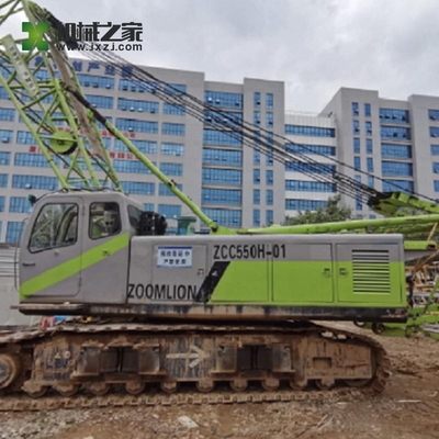 Used 50 Ton Crawler Crane 52m Zoomlion ZCC550 Second Hand Crawler Crane