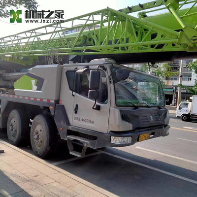 Used Truck Crane with 80.5m Longest Main Arm 10-100 Tons Max Lifting Capacity and 6 Section Jib Boom