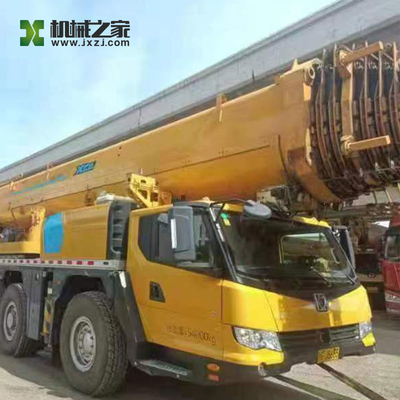 Layanan 24 jam secara online Keran truk bekas dengan panjang jib 50 meter dan kapasitas beban maksimum 10-100 ton